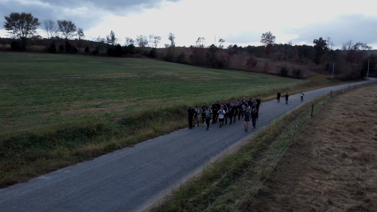 Rite of Passage group marching